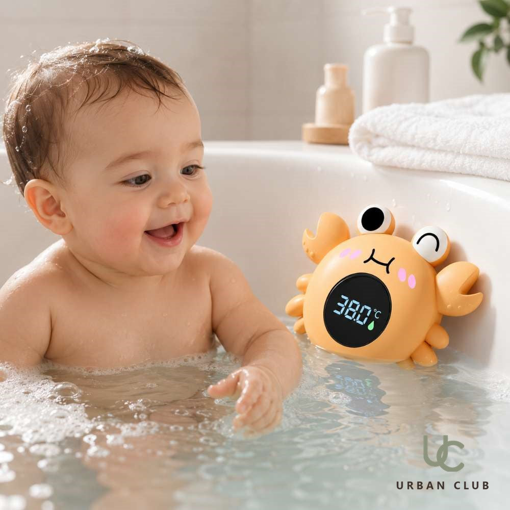 Automatic Bath Thermometer with Digital Display