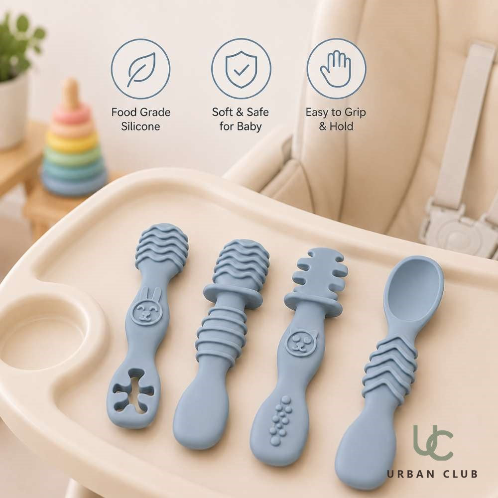Baby Silicone Utensil Set